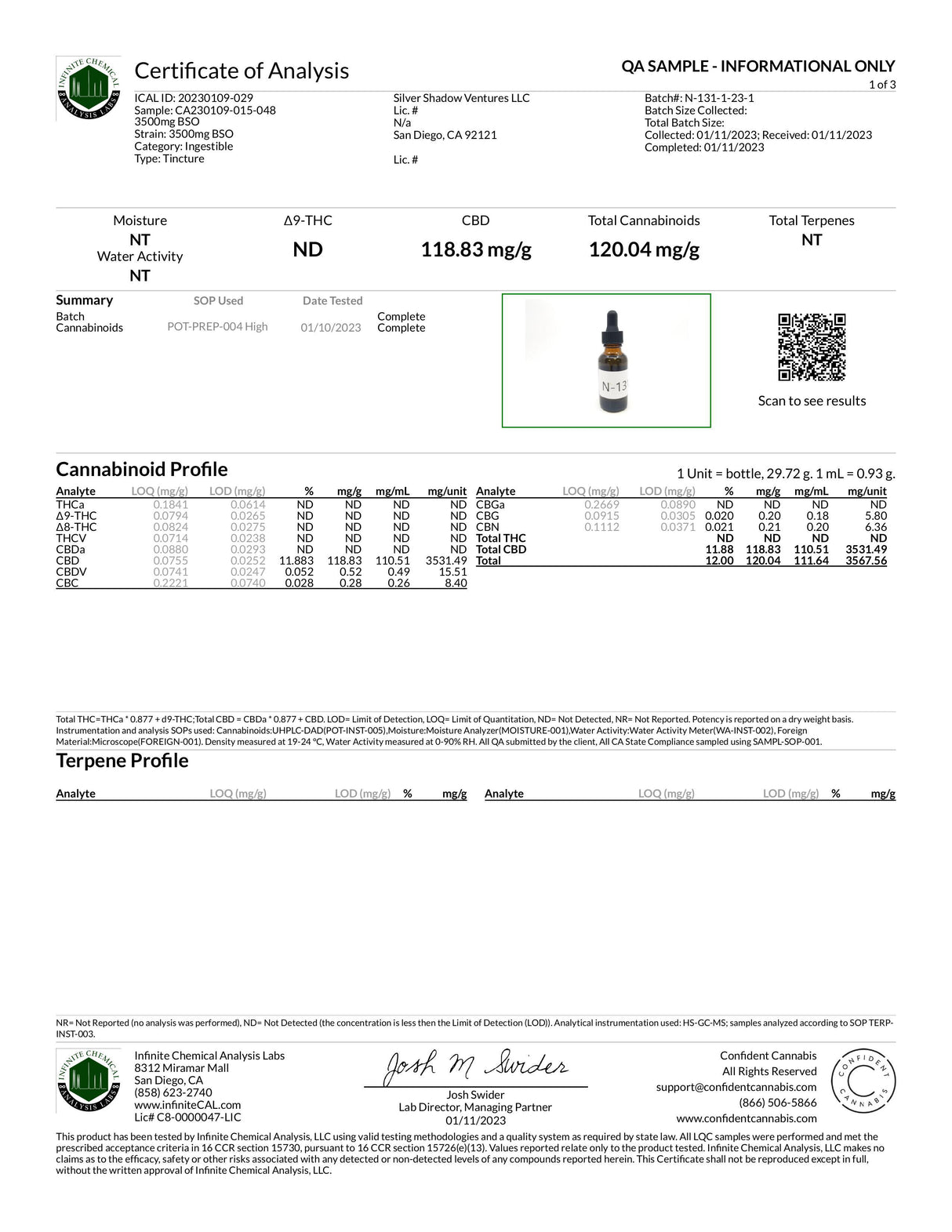 CBD BioCare 3500mg Hemp Oil - Professional-grade ultra-concentrated CBD tincture in large amber glass bottle with calibrated dropper, delivering exceptional potency for serious therapeutic needs and maximum relief