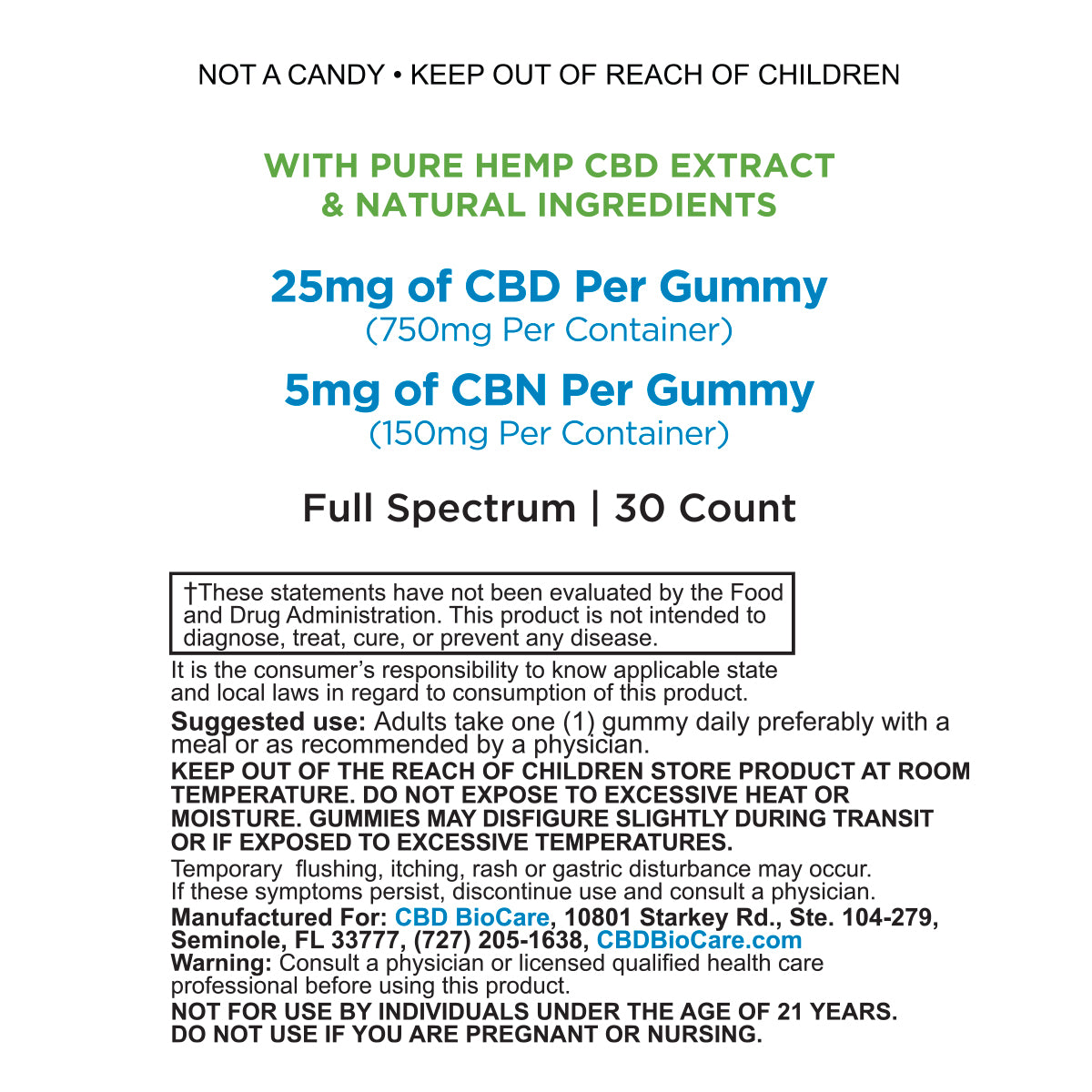 CBD BioCare Sleep Gummies - Relaxing CBD-infused sleep aid gummies with melatonin in resealable pouch, featuring a calming berry flavor designed to promote restful sleep and improved sleep quality