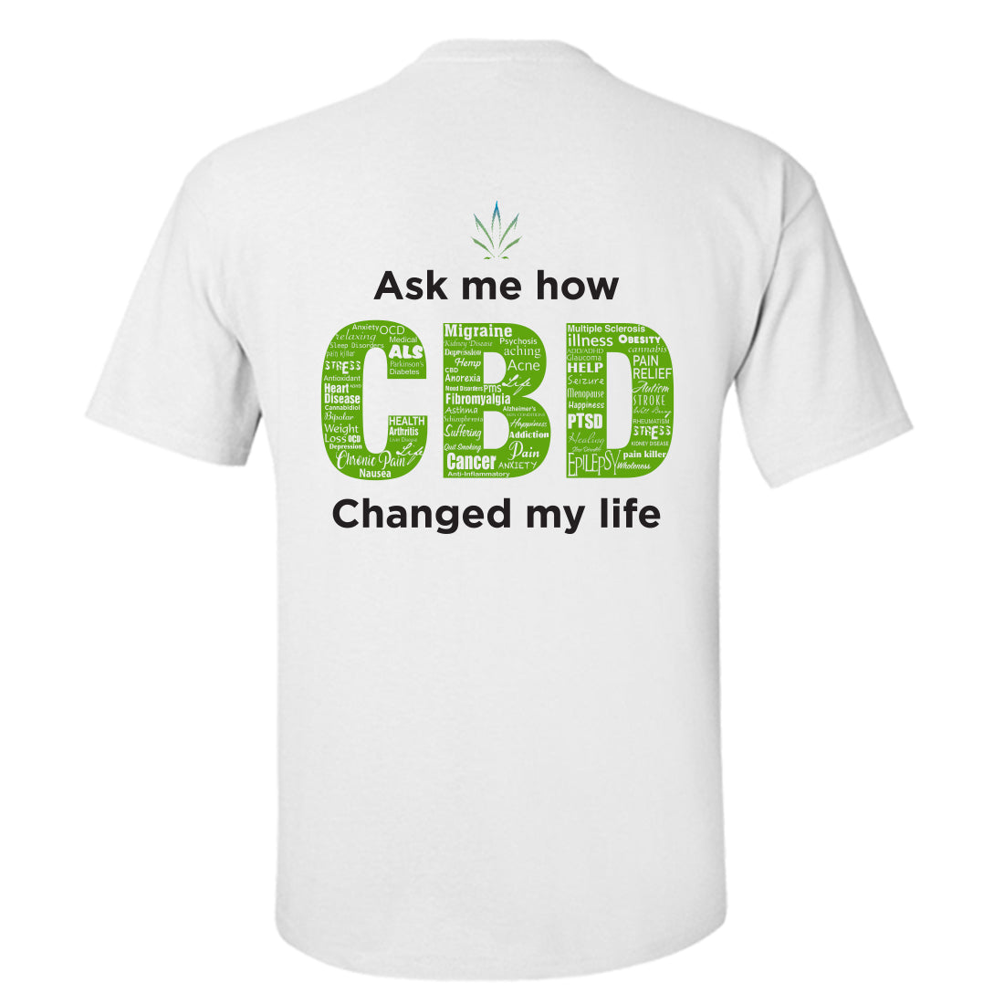 CBD BioCare T-Shirt - Ask Me How CBD Changed My Life
