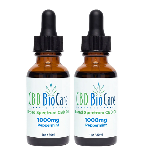 1000mg Broad Spectrum CBD Oil — 2-Pack