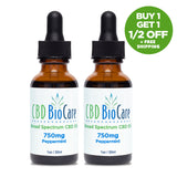 750mg Broad Spectrum CBD Oil Bundle and Save