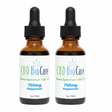 750mg Broad Spectrum CBD Oil 2-Pack — two THC-free bottles